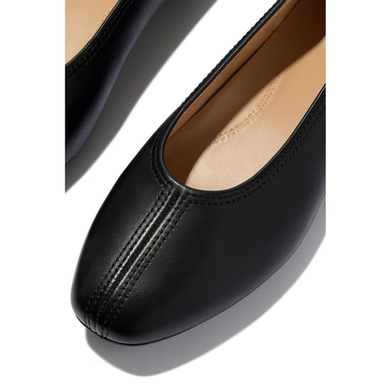 Fitflop Delicato Hochge schneiden Leder Damen Schwarz Ballerinas - Image 5