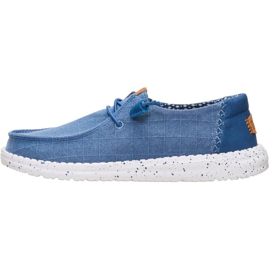 HEYDUDE Wendy Chambray Textil Damen Loafers in Marineblau - Image 6