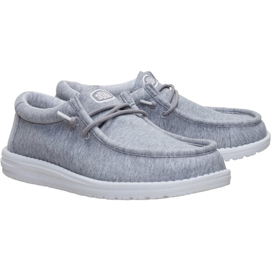 HEYDUDE Wally Stretch Jersey Textil Herren Graue Slipper - Image 3