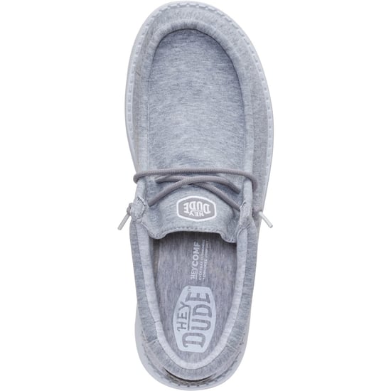 HEYDUDE Wally Stretch Jersey Textil Herren Graue Slipper - Image 5