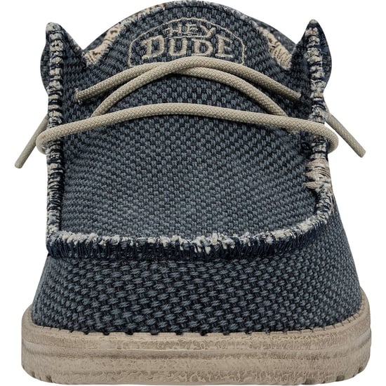 HEYDUDE Wally Geflochtene Polyester Herren Slipper Blau Nacht - Image 6