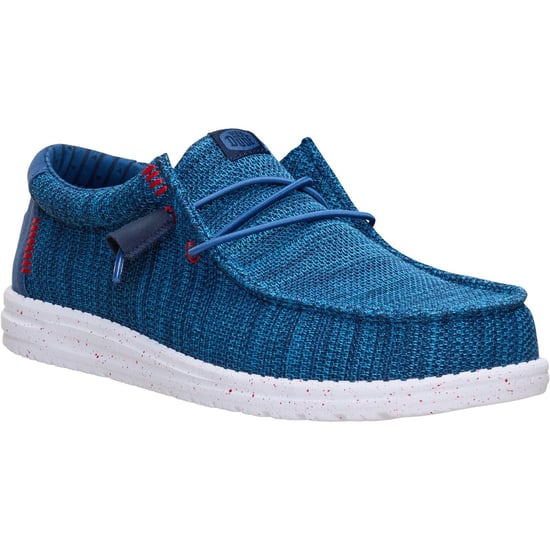 HEYDUDE Wally Stretch Sox Polyester Herren Mokassins in Marineblau/Multi - Image 1
