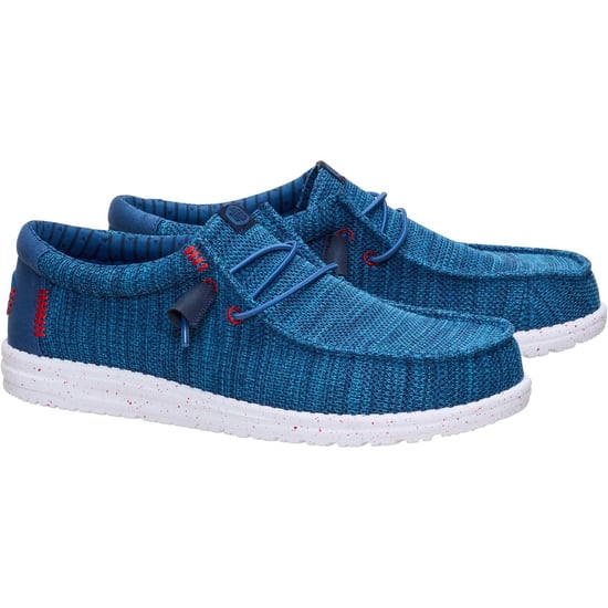 HEYDUDE Wally Stretch Sox Polyester Herren Mokassins in Marineblau/Multi - Image 3