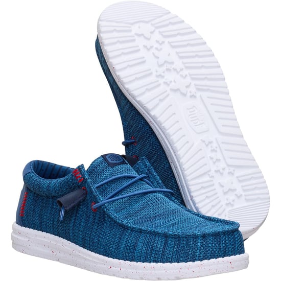 HEYDUDE Wally Stretch Sox Polyester Herren Mokassins in Marineblau/Multi - Image 4