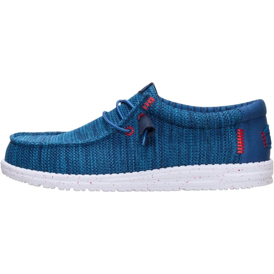 HEYDUDE Wally Stretch Sox Polyester Herren Mokassins in Marineblau/Multi - Image 5