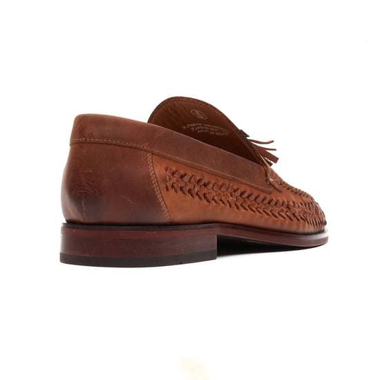 Base London Bracken Loafer Leder Herren Tan Slipper - Image 2