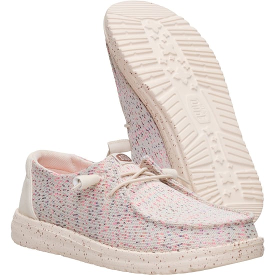 HEYDUDE Wendy Stretch Polyester Damen Taupe/Multi Slipper - Image 4