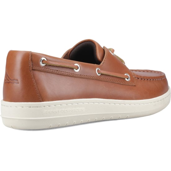 Sperry Strake 2-Augen Boot Leder Herren Offene Tan Bootsschuhe - Image 2