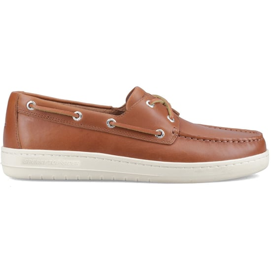 Sperry Strake 2-Augen Boot Leder Herren Offene Tan Bootsschuhe - Image 5
