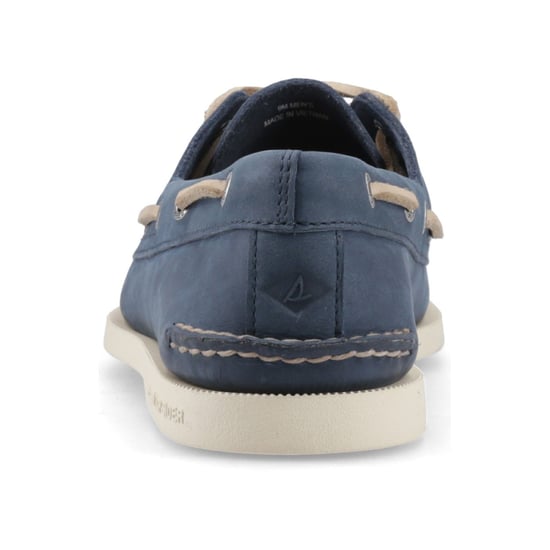 Sperry Authentische 2-Augen-Boots-Leder-Schuhe für Herren in Marineblau - Image 2