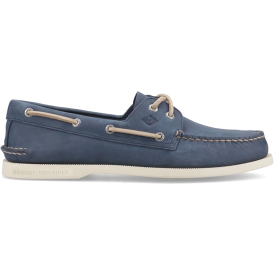 Sperry Authentische 2-Augen-Boots-Leder-Schuhe für Herren in Marineblau - Image 3