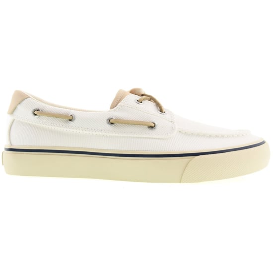 Sperry Helm 2-Augen Textil Herren Weiße Bootsschuhe - Image 3