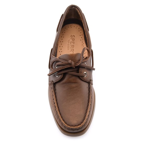 Sperry Authentische 2-Augen Bootslack Damen Mittelbraune Bootsschuhe - Image 3