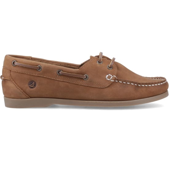 Sperry Balboa 2-Augen Boot Nubuk Damen Tan Bootsschuhe - Image 5