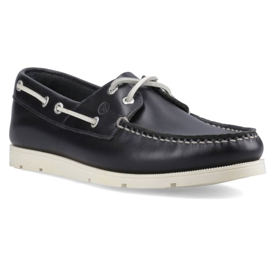 Sperry Oakland 2-Augen Bootsleder Herren Bootsschuhe Navy - Image 1