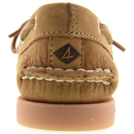 Sperry Authentic 2 Eye Bootslackleder Damen Tan Bootsschuhe - Image 2