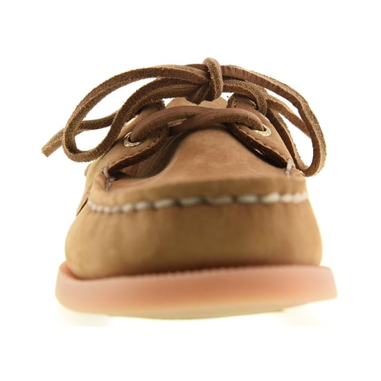 Sperry Authentic 2 Eye Bootslackleder Damen Tan Bootsschuhe - Image 3