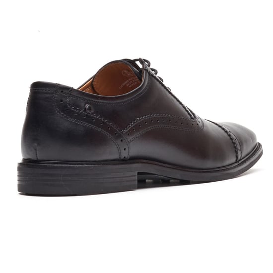 Base London Ascot Oxford-Leder Herrenschuhe in Schwarz - Image 2