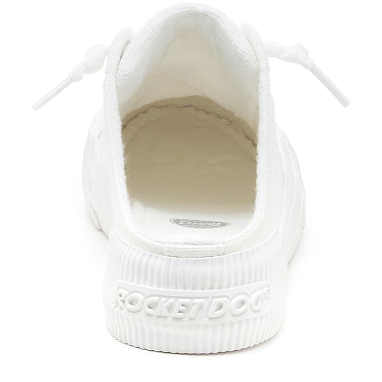 Rocket Dog Cheery Mule Canvas Textile Women's White Mules - Image 2