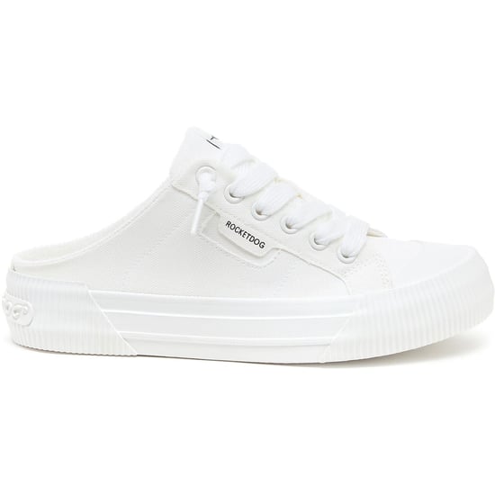 Rocket Dog Cheery Mule Canvas Textile Women's White Mules - Image 5