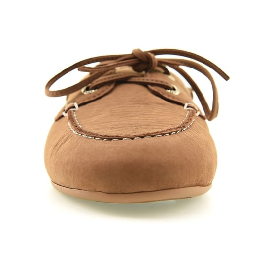 Sperry Slimboat Leder Damen Mokassins in Tan - Image 3
