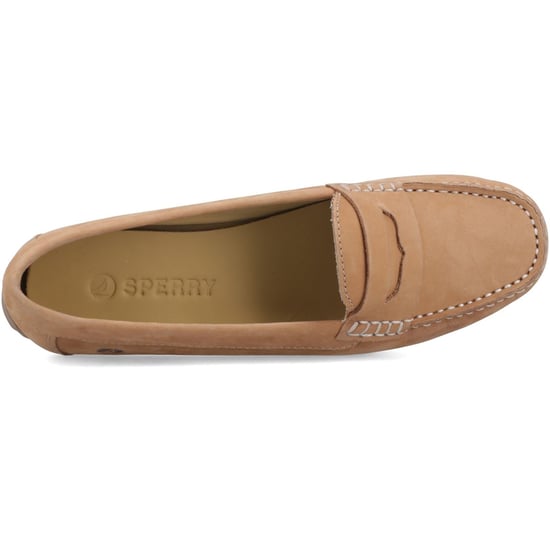 Sperry Tubarao Slip-On Nubuck Damen Mokassins Schuhe in Tan - Image 4