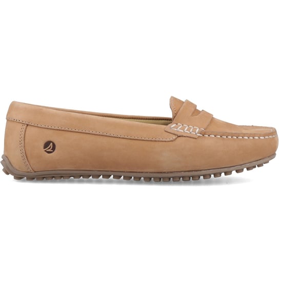 Sperry Tubarao Slip-On Nubuck Damen Mokassins Schuhe in Tan - Image 5