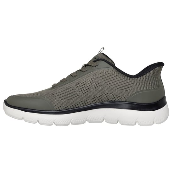 Skechers Summits Leyter Textil Herren Sneakers Oliv/Schwarz - Image 4