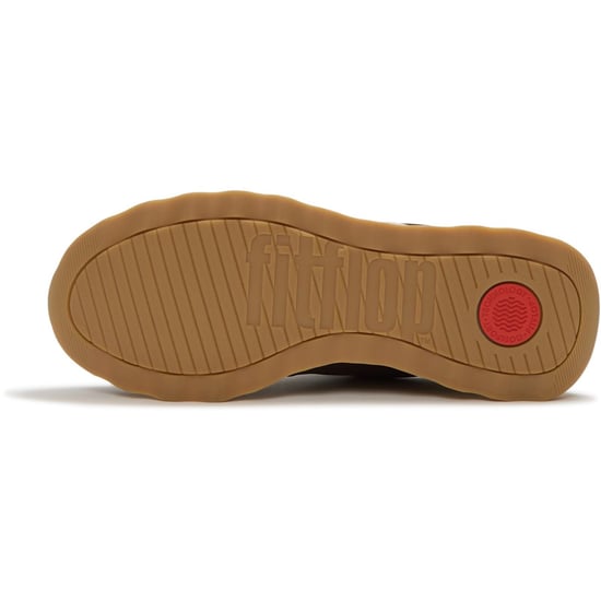 Fitflop Retro-Q FF Nylon Damen Sneaker Schokoladenbraun/Paris Beige - Image 2