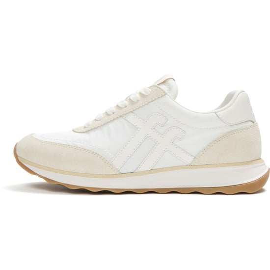 Fitflop Retro-Q FF Nylon Damen Urban White Mix Sneakers - Image 4