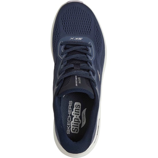 Skechers Arch Fit 2.0 Polyester Damen Sneakers in Marineblau - Image 3