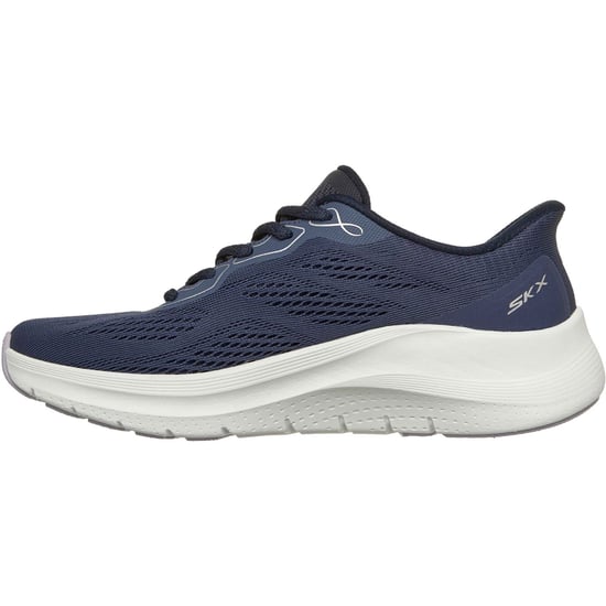 Skechers Arch Fit 2.0 Polyester Damen Sneakers in Marineblau - Image 4