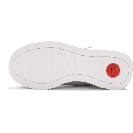 Fitflop Retro-Q FF Nylon Damen Sneakers Silber/Städtisches Weiß - Image 2