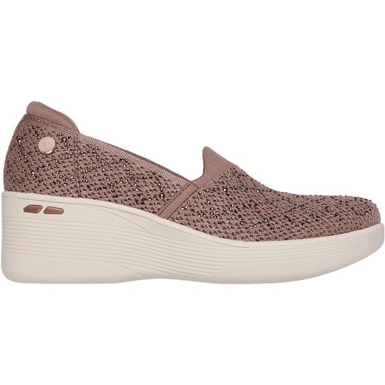 Skechers Pier-Lite My Reflection Polyester Damen Mocha Sneaker - Image 5