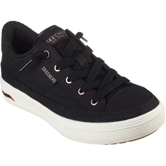 Skechers Arch Fit Arcade - Meet Ya There Textil Damen Schwarz Sneakers - Image 1