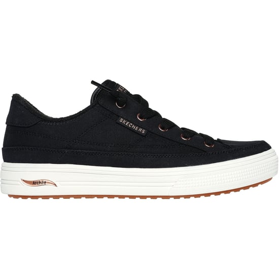Skechers Arch Fit Arcade - Meet Ya There Textil Damen Schwarz Sneakers - Image 5