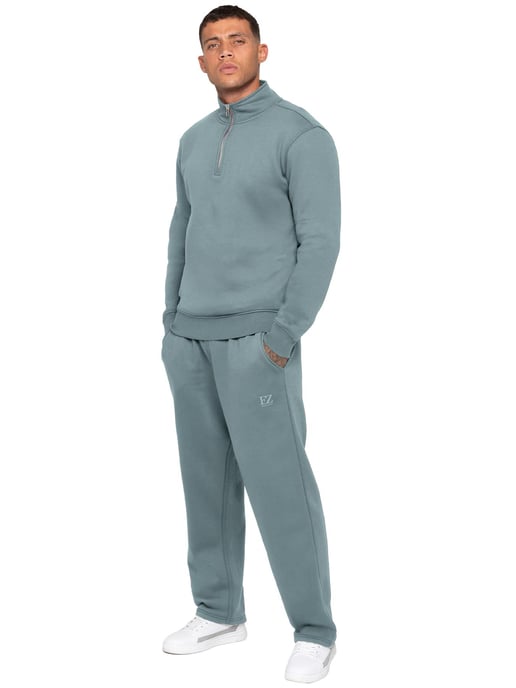 Enzo Milano | Herren Sweatshirt mit Halbem Reißverschluss - Image 5