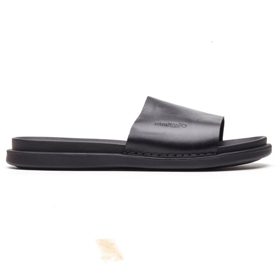 Base London Albany Leder Herren Schwarz Pantoletten - Image 5