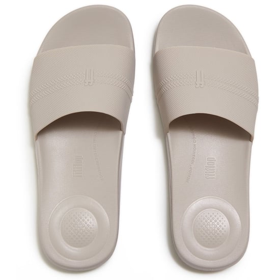 Fitflop iQushion Pool Polyurethan Herren Slides in Hellgrau - Image 3