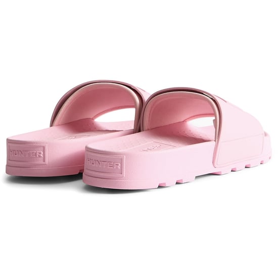 Hunter Core Prägung Polyurethan Damen Parfait Pink Slides - Image 2