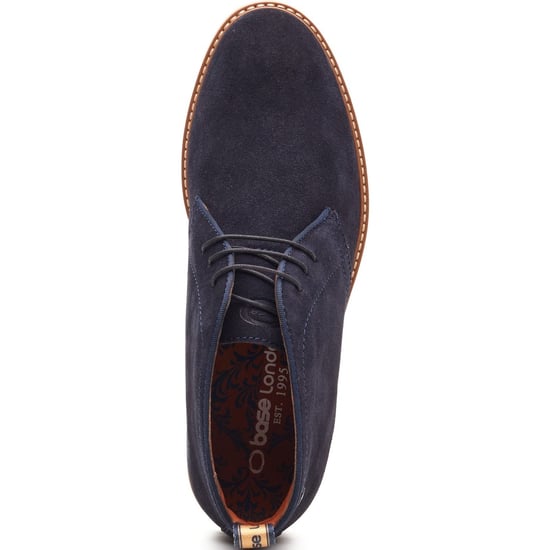 Base London Carlton Chukka Leder Herren Marine Stiefel - Image 4