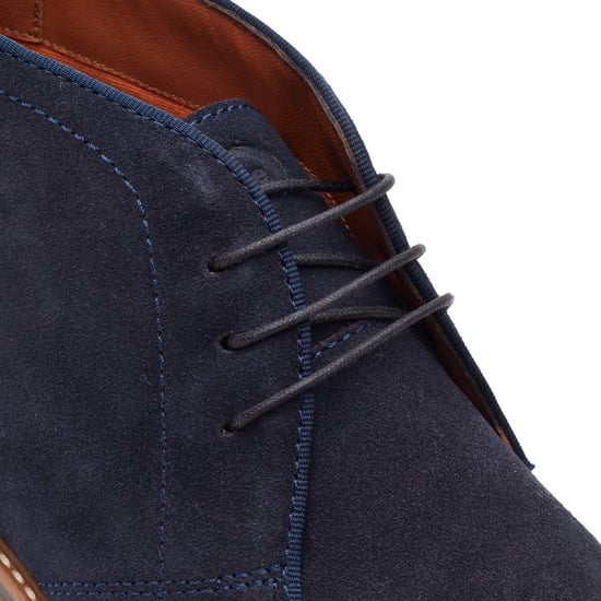 Base London Carlton Chukka Leder Herren Marine Stiefel - Image 6