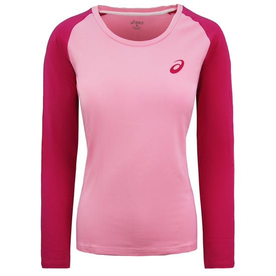 Asics Essentials Colourblock Damen Pink Top - Image 1