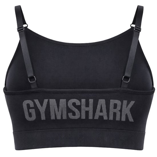 Gymshark Flex Trägerloser Frauen Sport-BH Schwarz - Image 2