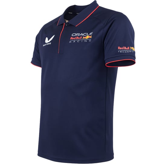 Castore Red Bull Racing Fabrik Herren Polo-Shirt in Marineblau - Image 2