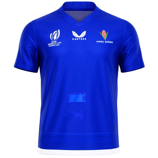 Castore Manu Samoa Herren Blau Rugby-Trikot - Image 1