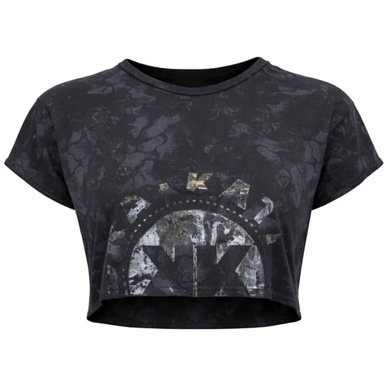 Gymshark KK Twins Rohes Damen Schwarz Crop Top - Image 1