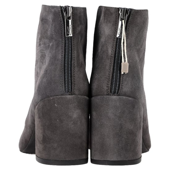 Stuart Weitzman Bacari Block-Eel Stiefeletten aus grauem Wildleder - Image 5