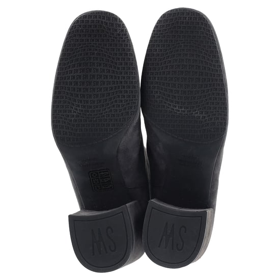 Stuart Weitzman Bacari Block-Eel Stiefeletten aus grauem Wildleder - Image 6