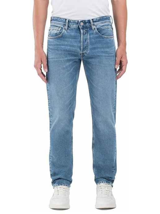 Herren Medium Blaue Grover Jeans - Image 1
